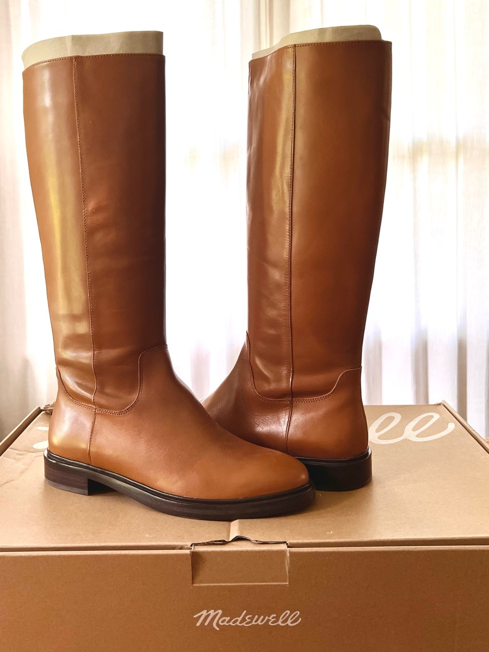 NWT Madewell Drumgold Leather Boot